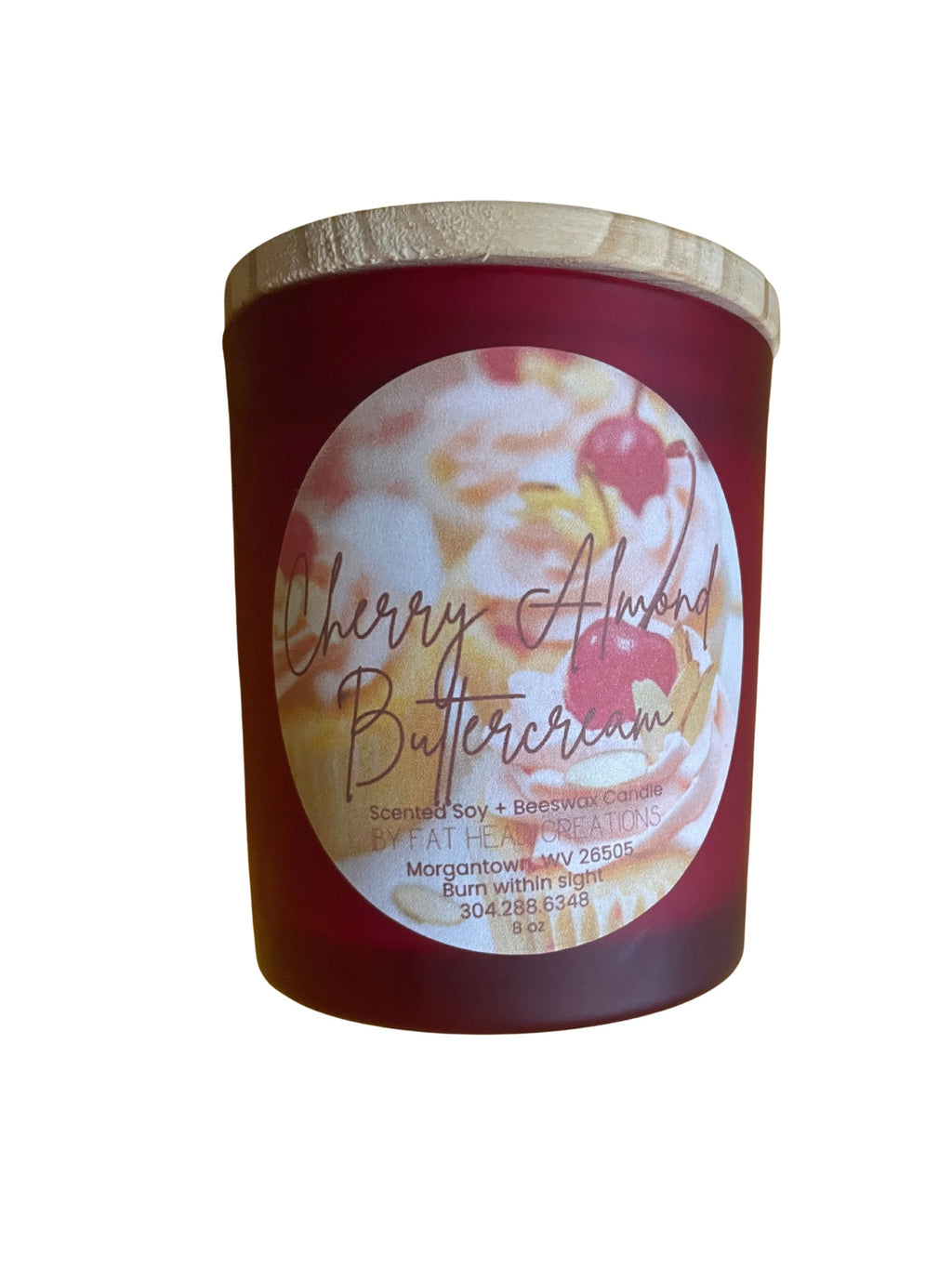 Cherry Almond Buttercream Candle