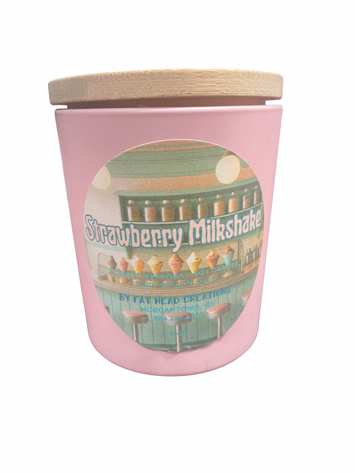 Strawberry Milkshake Candle