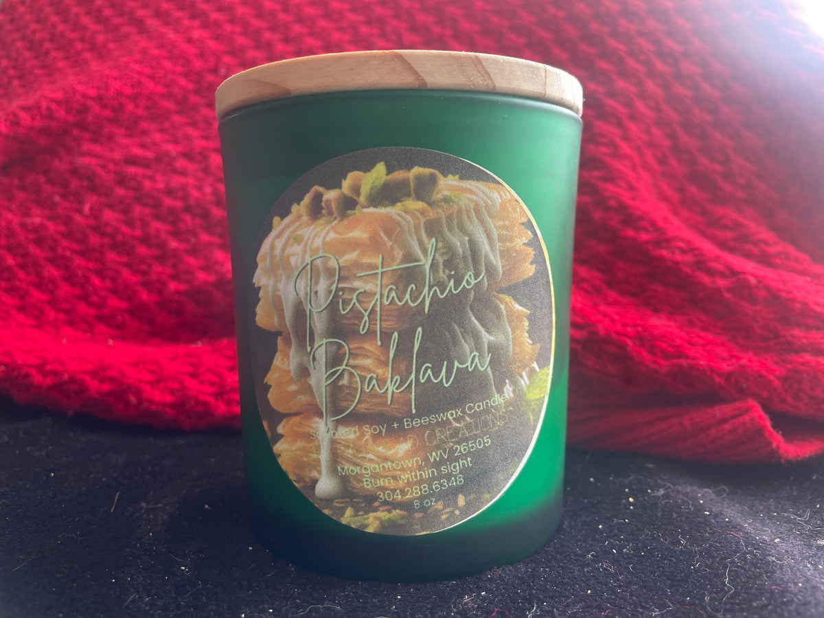 Pistachio Baklava Candle